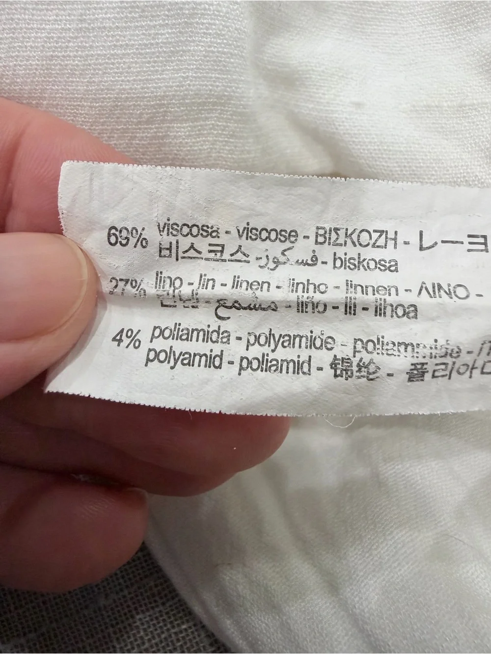 Zara linen blend